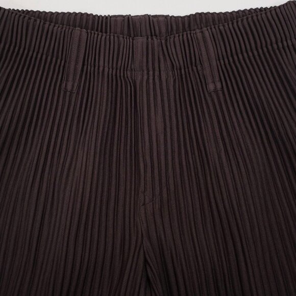 Issey Miyake Homme Plisse 2 / Medium shorts cropped pants matte black w/pockets - Picture 7 of 11
